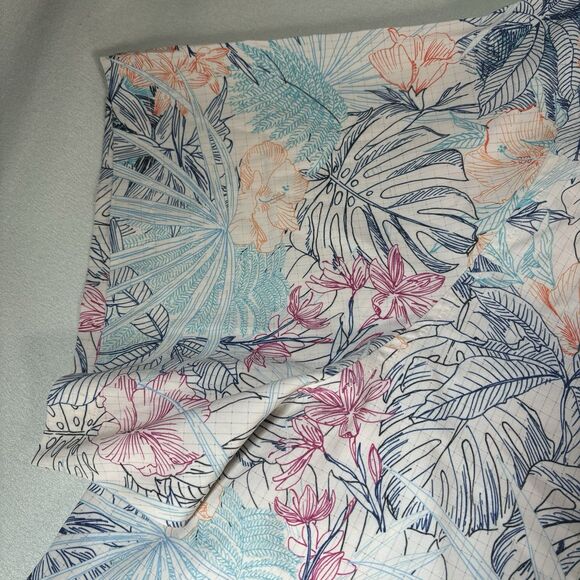 Tommy Bahama Men's Big & Tall Bahama Coast Glow Palms IslandZone Camp Shirt 4XLB - Picture 4 of 12